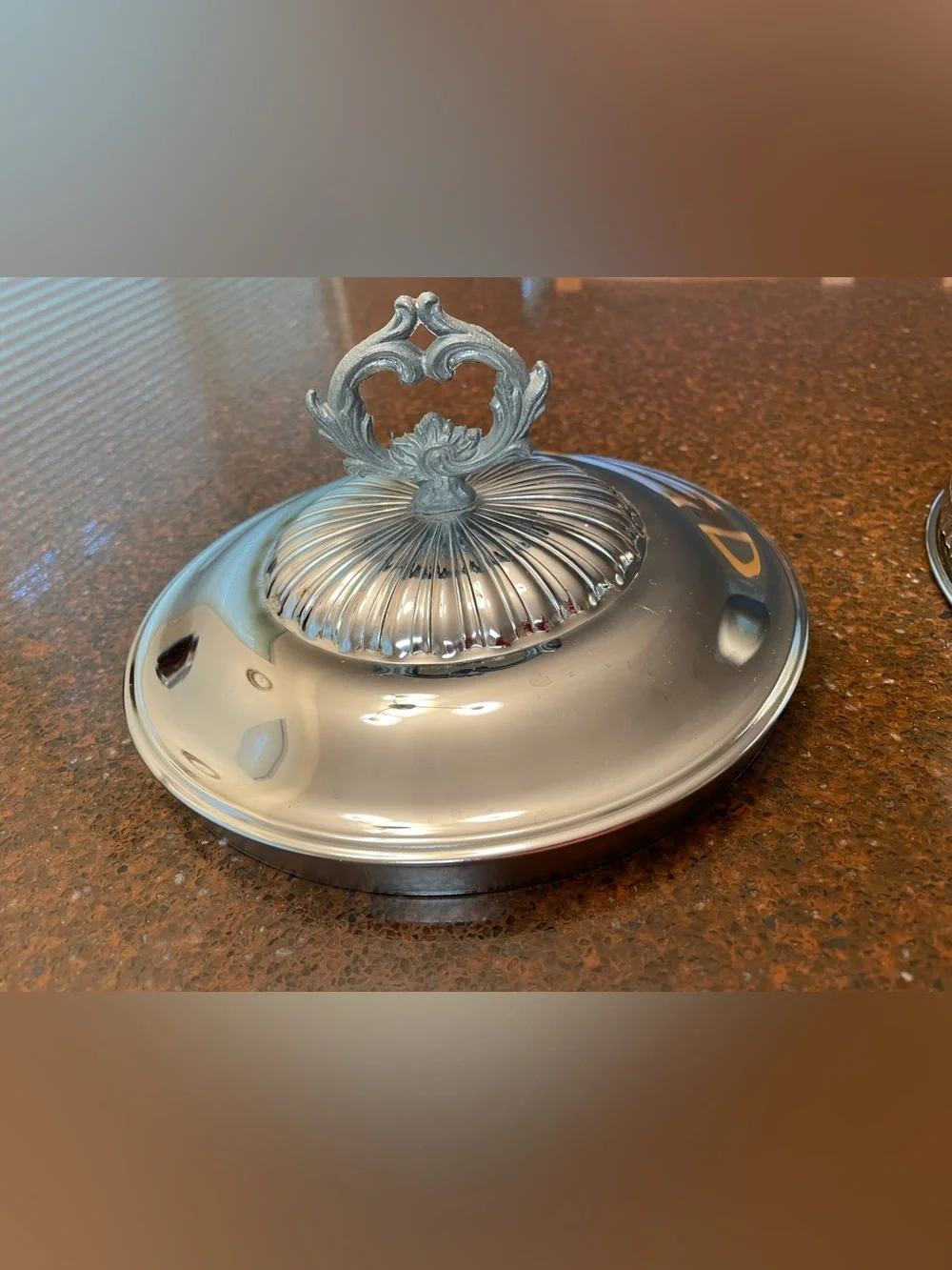 Pyrex vintage silver
